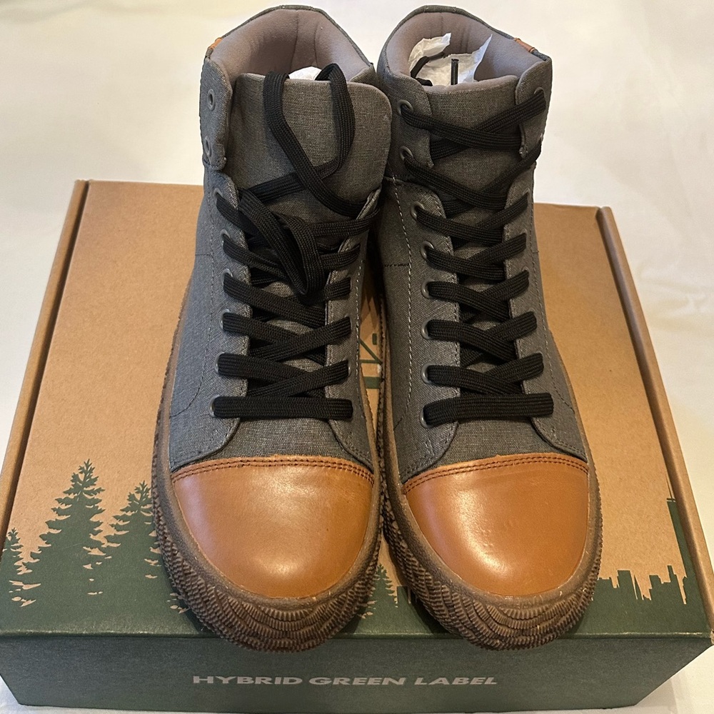 NWB Hybrid Green Label Men’s The Wolsey2.0 High Top Sneaker Size 9. - Picture 7 of 15